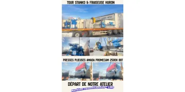 Départ de notre atelier