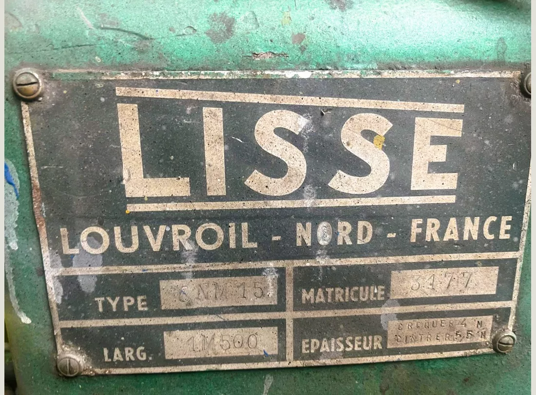 Rouleuse LISSE 1500 x 5.5 3