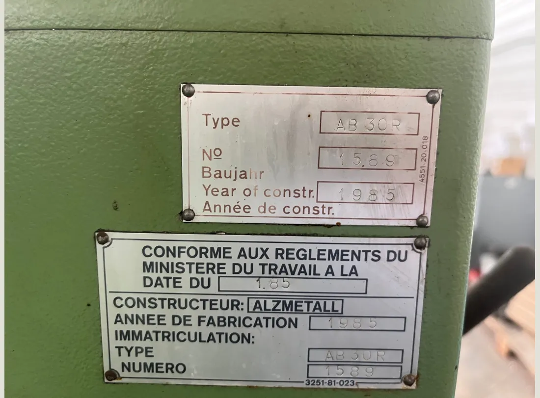Perceuse radiale ALZMETALL  AB 30R 3