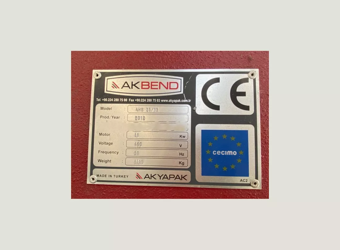 Rouleuse AKYAPAK  AHS 25/13 4