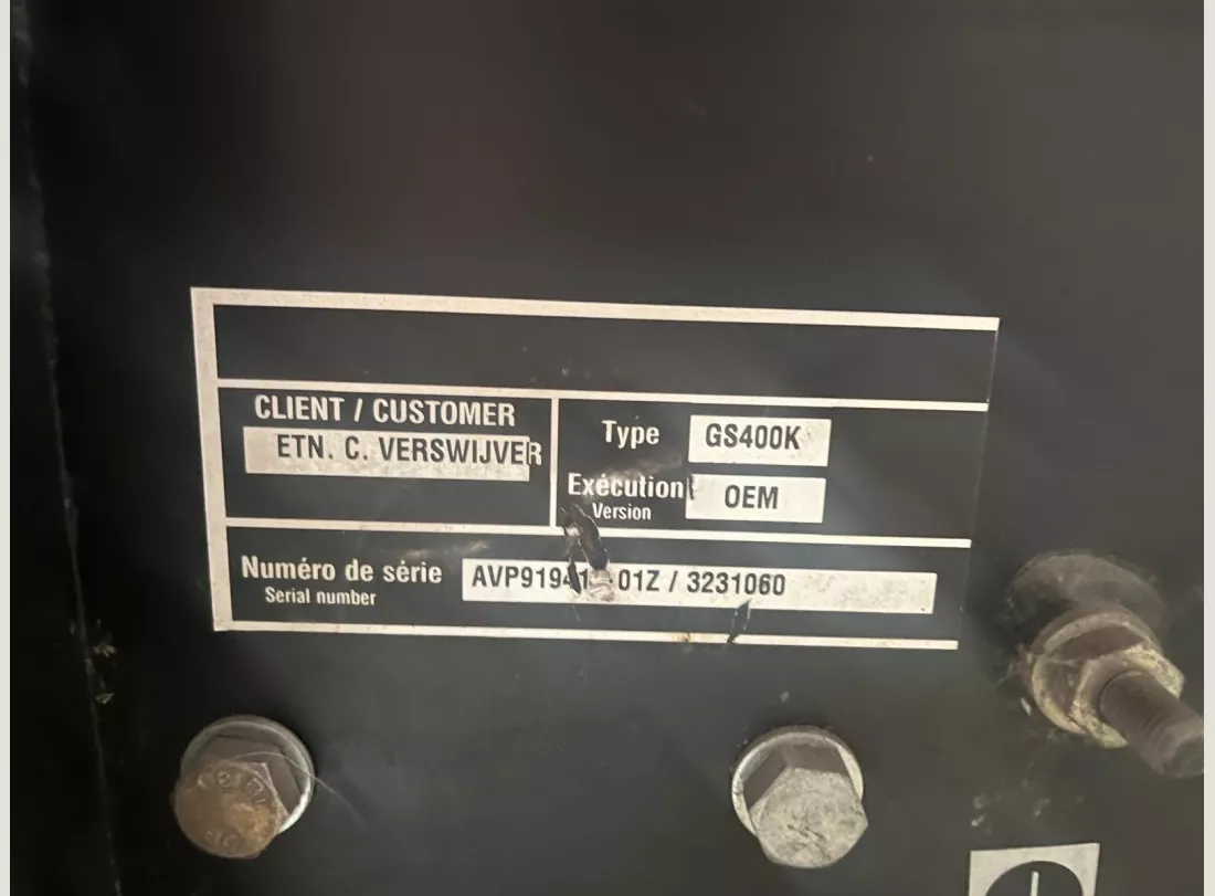Groupe Electrogène VOLVO 400 KVA 9