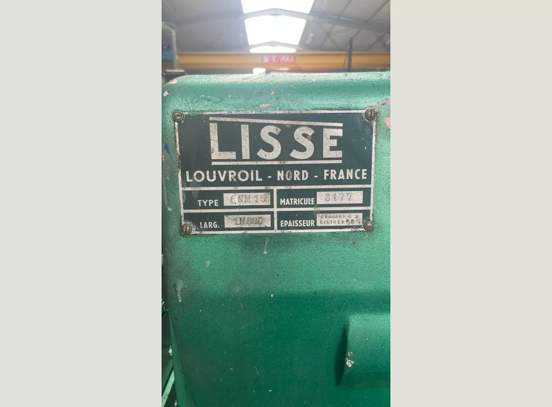 Rouleuse LISSE 1500 x 5.5 2